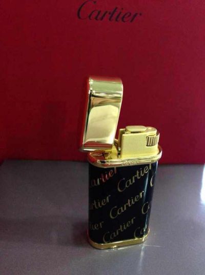 Cartier Lighter Black composite w/ Gold Cartier Logo finish Super AAA Quality